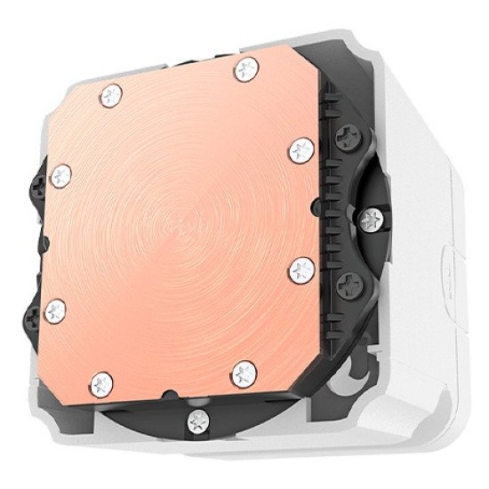 Thermaltake CL-W494-PL12SW-A système de refroidissement d'ordinateur Processeur Refroidisseur de liquide tout-en-un 12 cm Blanc 1 pièce(s)