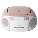 Reflexion RCR2260DAB Radio portable Blanc, Rose