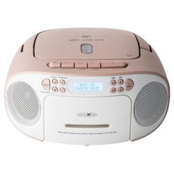 Reflexion RCR2260DAB Radio portable Blanc, Rose