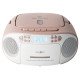 Reflexion RCR2260DAB Radio portable Blanc, Rose