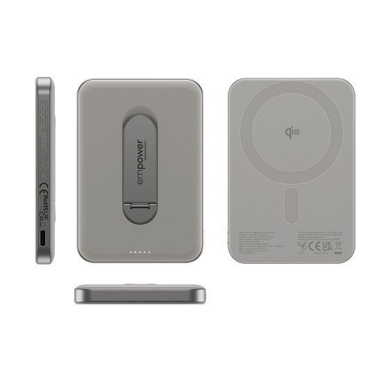 PanzerGlass empower by ® empower Bank w. Spin Stand | 5000mAh | Titanium Protection d'écran transparent Apple 1 pièce(s)