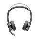 HP Micro-casque Poly VFOCUS2 USB-A avec socle de charge