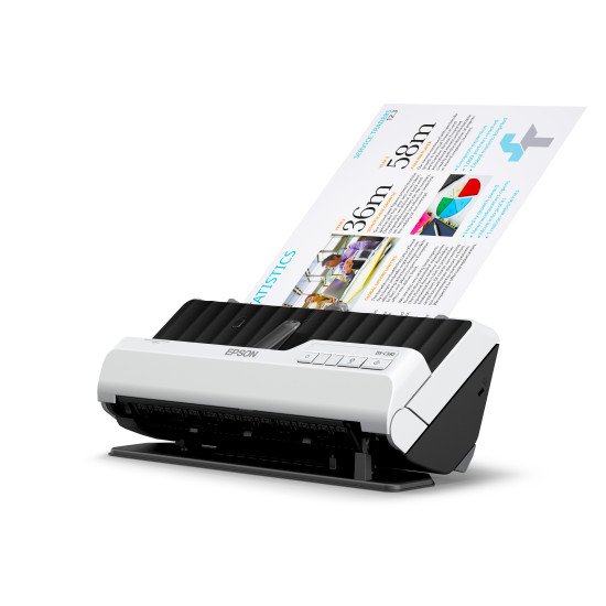 Epson DS-C330 Chargeur automatique de documents + Scanner à feuille 600 x 600 DPI A4 Noir, Blanc