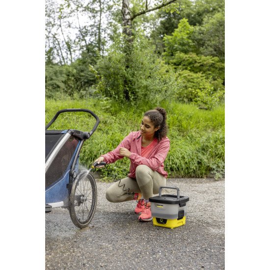 Kärcher OC 4 Nettoyeur haute pression Compact Batterie Noir, Blanc, Jaune