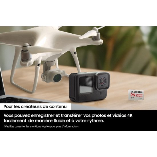 Samsung Carte microSD P9 Express 512 Go