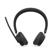 Lenovo 6550 Casque Sans fil Arceau Bureau/Centre d'appels USB Type-C Bluetooth Noir