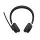 Lenovo 6550 Casque Sans fil Arceau Bureau/Centre d'appels USB Type-C Bluetooth Noir