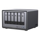 Ugreen DXP6800 Pro NAS Bureau Intel® Core™ i5 8 Go DDR5 Gris, Noir
