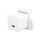 PanzerGlass empower™ by ® Turbo 30W Charger Single USB-C | UK Plug | Silver White Blanc