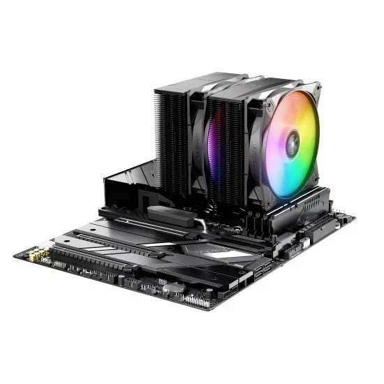 be quiet! PURE ROCK PRO 3 Black| Ventirad double tour, socket Intel et AMD, finition noire, ARGB be quiet! PURE ROCK PRO 3 Black| Ventirad double tour, socket Intel et AMD, finition noire, ARGB