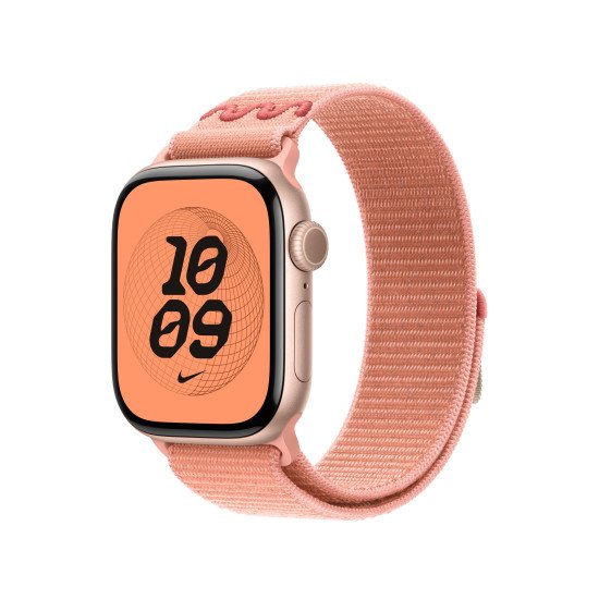 Apple Nike Sport Loop Bande Rose Nylon, Polyester recyclé, Spandex Apple Nike Sport Loop Bande Rose Nylon, Polyester recyclé, Spandex