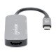 Manhattan Dock/hub USB-C, 3 ports : HDMI, USB-A, USB-C, avec Power Delivery (PD) 100 W - nécessite un chargeur USB-C externe (non inclus). Alimenté par USB (aucune alimentation externe requise) lorsque le PD n'est pas utilisé, aluminium