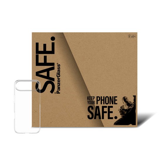 PanzerGlass SAFE. by ® TPU Case Transparent iPhone Air | Bulk coque de protection pour téléphones portables Housse