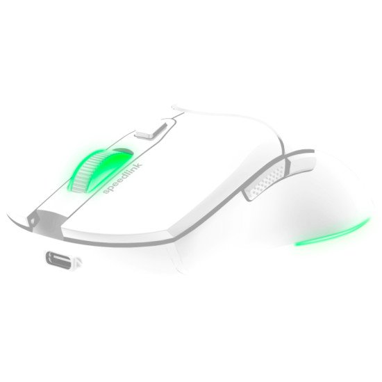 SPEEDLINK SL-680102-WT souris Gaming Droitier RF Wireless + USB Type-A Optique 4800 DPI