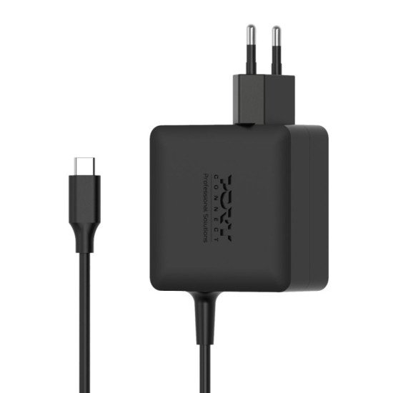 Port Designs 904065CWEU adaptateur de puissance & onduleur Intérieure 65 W Noir