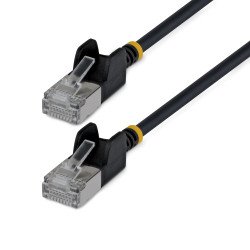 StarTech.com N6APATSTP34BKS150CM câble de réseau Noir 1,5 m Cat6a U/FTP (STP) Rond