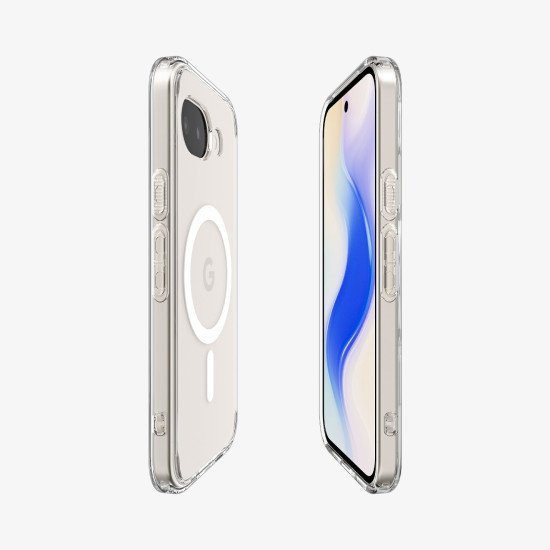Spigen Ultra Hybrid (Mag Fit) coque de protection pour téléphones portables 16 cm (6.3") Housse Blanc, Transparent