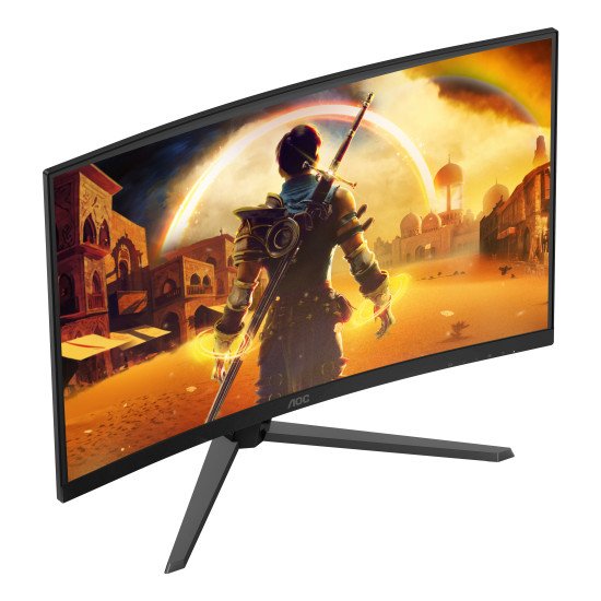 AOC G4 C32G42ZE écran PC 80 cm (31.5") 1920 x 1080 pixels Full HD LED Noir, Rouge