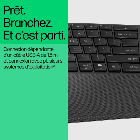 HP Clavier filaire 480 Comfort HP Clavier filaire 480 Comfort