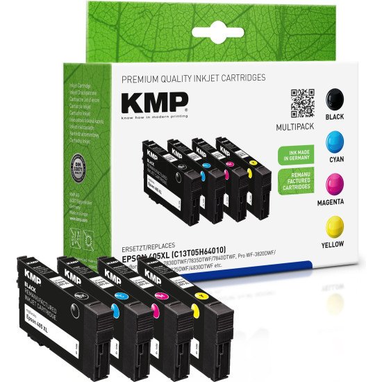 KMP 1656,4005 cartouche d'encre 4 pièce(s) Compatible Noir, Cyan, Magenta, Jaune KMP 1656,4005 cartouche d'encre 4 pièce(s) Compatible Noir, Cyan, Magenta, Jaune