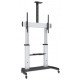 Manhattan Chariot pour TV/moniteurs, écrans 60"–100", Compatibilité VESA : de 200x200 à 800x600 mm (vérifiez les dimensions des quatre trous de fixation à l'arrière), charge max. 100 kg, hauteur 1200–1685 mm, LFD, support