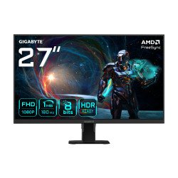 GIGABYTE GS27FA Moniteur de jeu 27" FHD - 1920 x 1080, 180Hz, 1ms, 300 cd/m², FreeSync, HDR Ready, HDMI 2.0 GIGABYTE GS27FA Moniteur de jeu 27" FHD - 1920 x 1080, 180Hz, 1ms, 300 cd/m², FreeSync, HDR Ready, HDMI 2.0