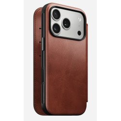 Nomad Modern Leather Folio coque de protection pour téléphones portables 16 cm (6.3") Marron