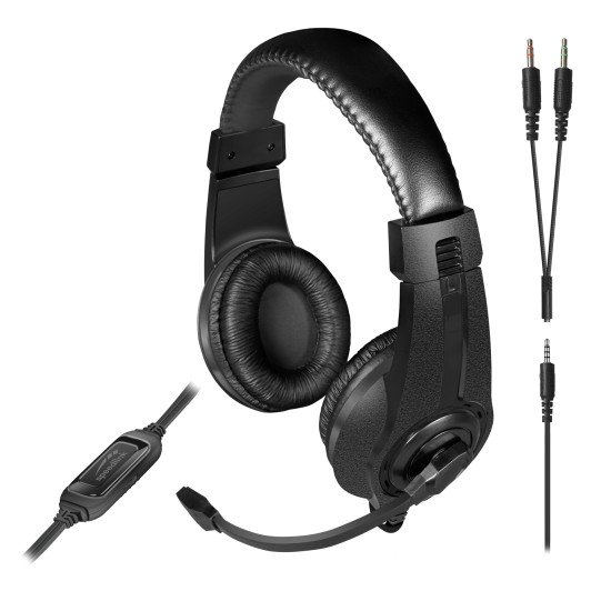 SPEEDLINK LEGATOS Casques Avec fil Arceau Gaming Noir