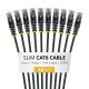 StarTech.com N6PAT100CMBKS10PK câble de réseau Noir 1 m Cat6 U/UTP (UTP)