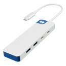 Targus HyperDrive Avec fil Station d'accueil Blanc