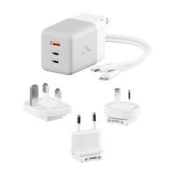 ALOGIC WCM3X100G chargeur d'appareils mobiles Smartphone, Tablette Blanc Secteur Intérieure