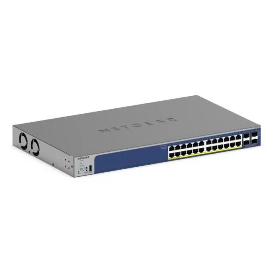 NETGEAR GS728TXP L2/L3 10G Ethernet (100/1000/10000) Connexion Ethernet POE Noir NETGEAR GS728TXP L2/L3 10G Ethernet (100/1000/10000) Connexion Ethernet POE Noir
