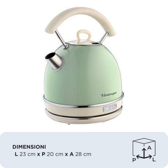 Ariete 2877/04 bouilloire 1,7 L 2000 W Vert