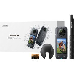 Insta360 X4 Explorer Bundle caméra pour sports d'action 72 MP 8K Ultra HD CMOS 25,4 / 2 mm (1 / 2") Wifi 500 g