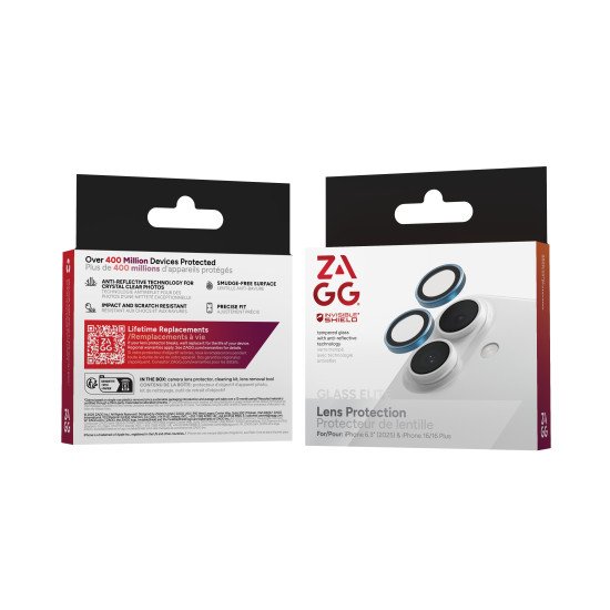 InvisibleShield Glass Elite Protecteur d'objectif caméra Apple 2 pièce(s) InvisibleShield Glass Elite Protecteur d'objectif caméra Apple 2 pièce(s)