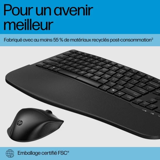HP 685 Comfort Dual-Mode Keyboard and Mouse Combo HP 685 Comfort Dual-Mode Keyboard and Mouse Combo