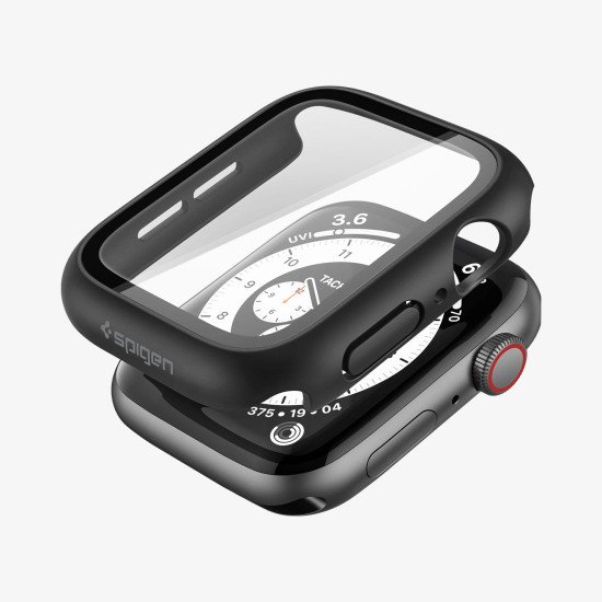 Spigen Thin Fit 360 Étui Noir Polycarbonate (PC)
