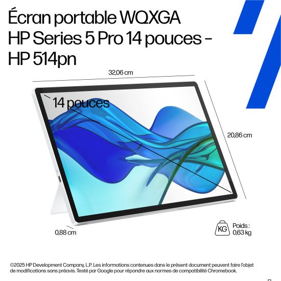 HP Series 5 Pro Écran portable 14 pouces WQXGA – 514pn
