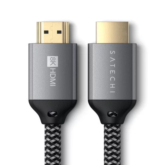 Satechi ST-8KHC2MM câble HDMI 2 m HDMI Type A (Standard) Gris Satechi ST-8KHC2MM câble HDMI 2 m HDMI Type A (Standard) Gris