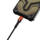 Urban Armor Gear Kevlar câble USB USB 2.0 1,5 m USB C 0,48 Gbit/s 140 W Noir, Orange