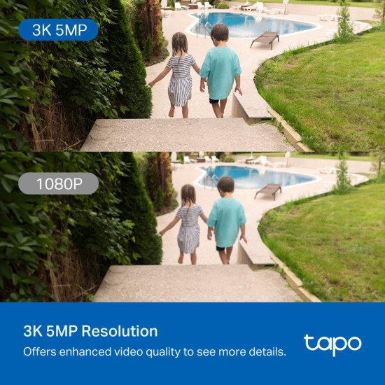 TP-Link TAPO C530WS caméra de sécurité Tourelle Caméra de sécurité IP Extérieure 2880 x 1620 pixels Mur TP-Link TAPO C530WS caméra de sécurité Tourelle Caméra de sécurité IP Extérieure 2880 x 1620 pixels Mur