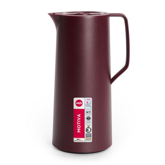 EMSA Motiva Théière simple 1000 ml Bordeaux