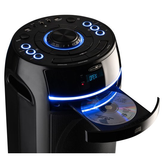 Reflexion PS10BTCD haut-parleur portable et de fête Orateur du parti Noir 480 W