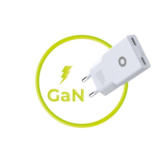 Mobile Origin MO-GAN30W-MO18 chargeur d'appareils mobiles Universel Blanc Secteur Charge rapide Intérieure