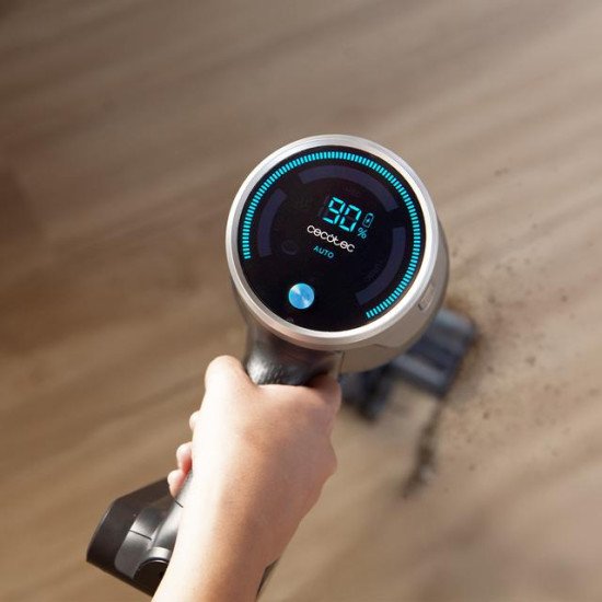 Cecotec Conga Rockstar RS50 Aspirateur balai Batterie Sec Sac à poussière 0,5 L 400 W Noir, Bleu 2200 Ah