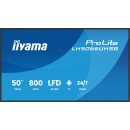 iiyama LH5066UHSB-B1AG Écran d'affichage dynamique Écran plat de signalisation numérique 127 cm (50") LCD Wifi 800 cd/m² 4K Ultra HD Noir Intégré dans le processeur Android 24/7
