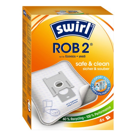 Swirl ROB 2 Sac à poussière Aspirateur robot