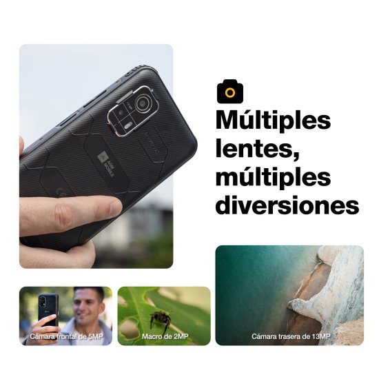 AGM H Max 16,7 cm (6.56") Double SIM Android 14 4G USB Type-C 4 Go 256 Go 10000 mAh Noir