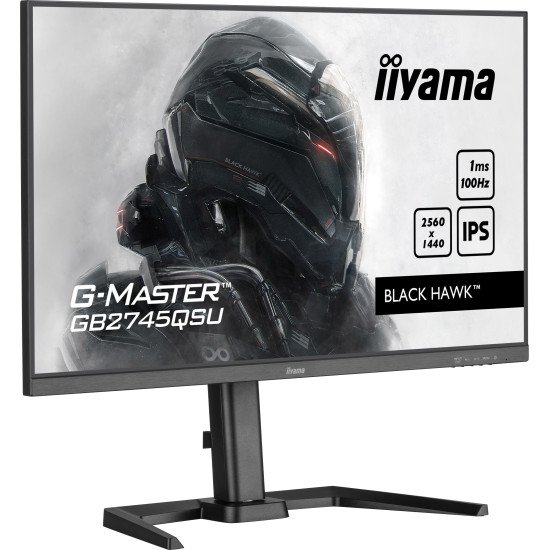 iiyama G-MASTER GB2745QSU-B1 écran PC 68,6 cm (27") 2560 x 1440 pixels 2K Ultra HD LED Noir