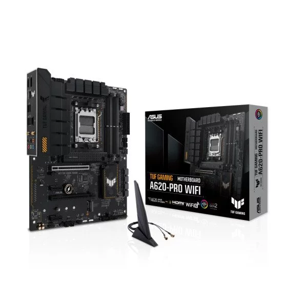 ASUS TUF GAMING A620-PRO WIFI AMD A620 Emplacement AM5 ATX ASUS TUF GAMING A620-PRO WIFI AMD A620 Emplacement AM5 ATX